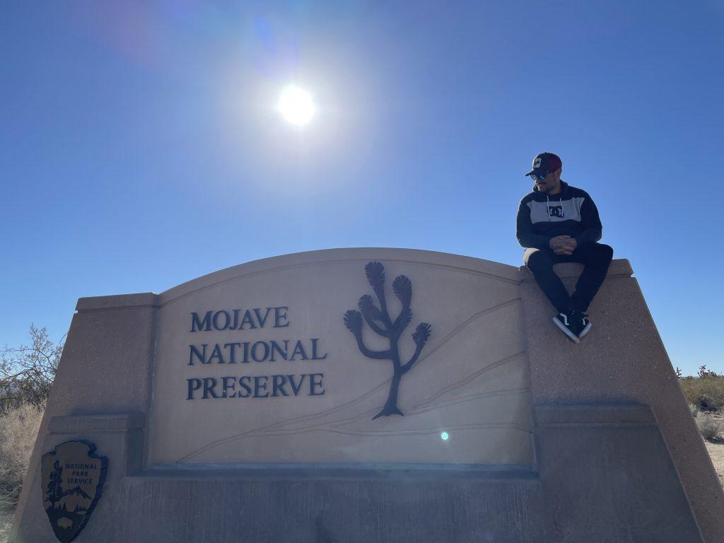 Entrada a la reserva nacional del desierto de Mojave