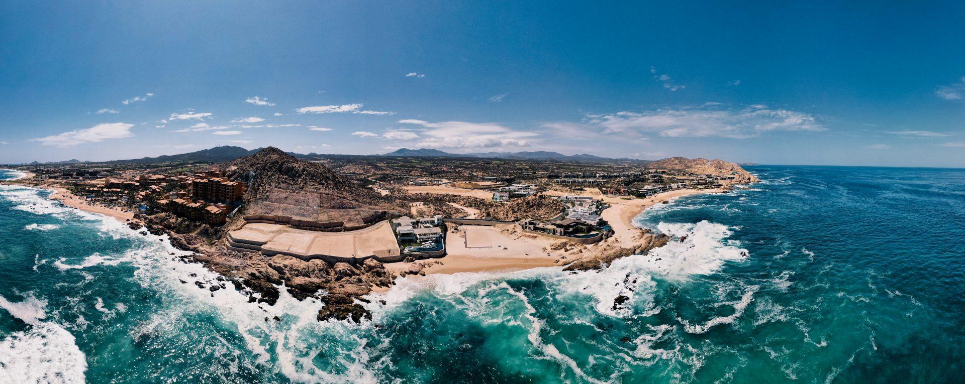 Vista aérea de las playas cercanas a Cabo San Lucas
