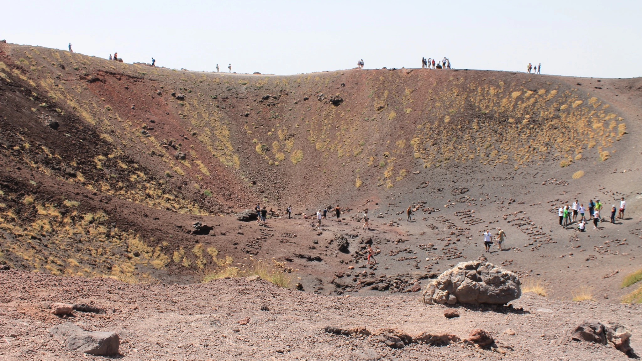 Cráter Etna Paisaje Volcánico
