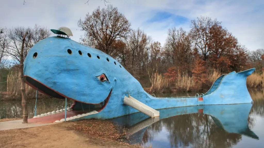 Blue Whale en Catoosa, uno de los iconos de la Ruta 66