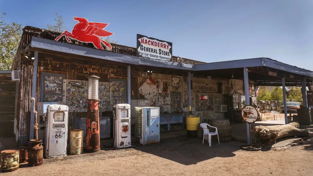 Hackberry General Store en la Ruta 66 en Arizona