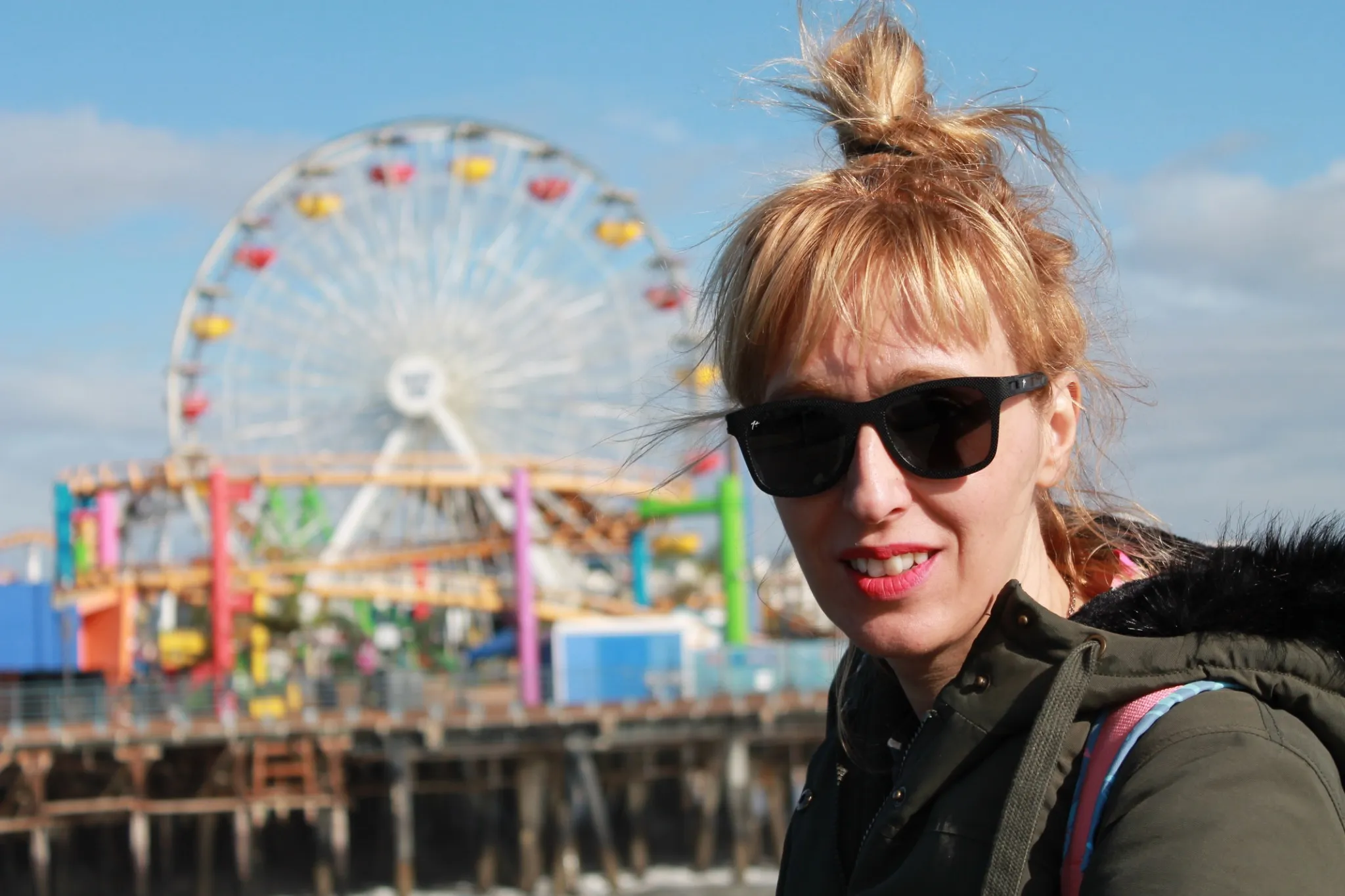Noria del Santa Monica Pier en California