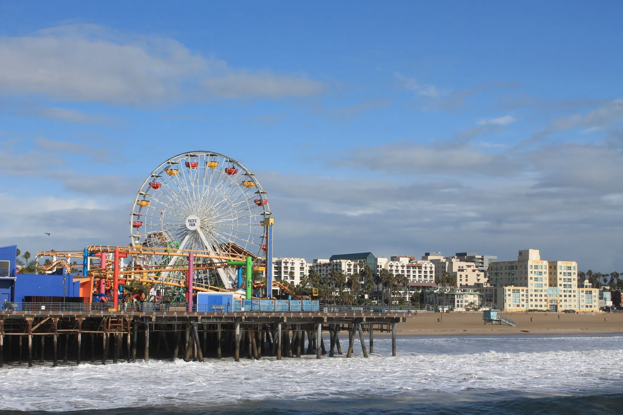 Noria del Pacific Park en Santa Monica Pier